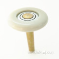 2*4 Garage door beige nylon roller